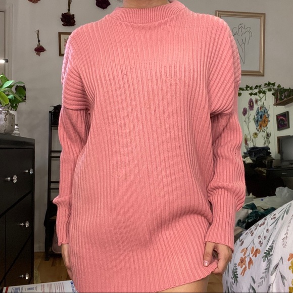 Vintage Sweaters - vintage pink sweater
